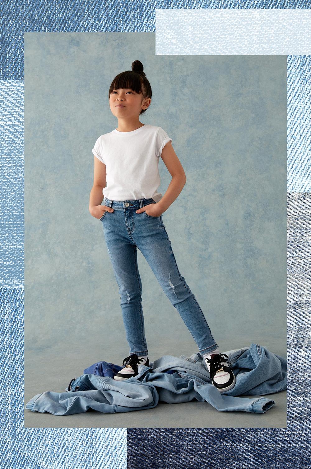 Skinny jeans for hot sale girls kids